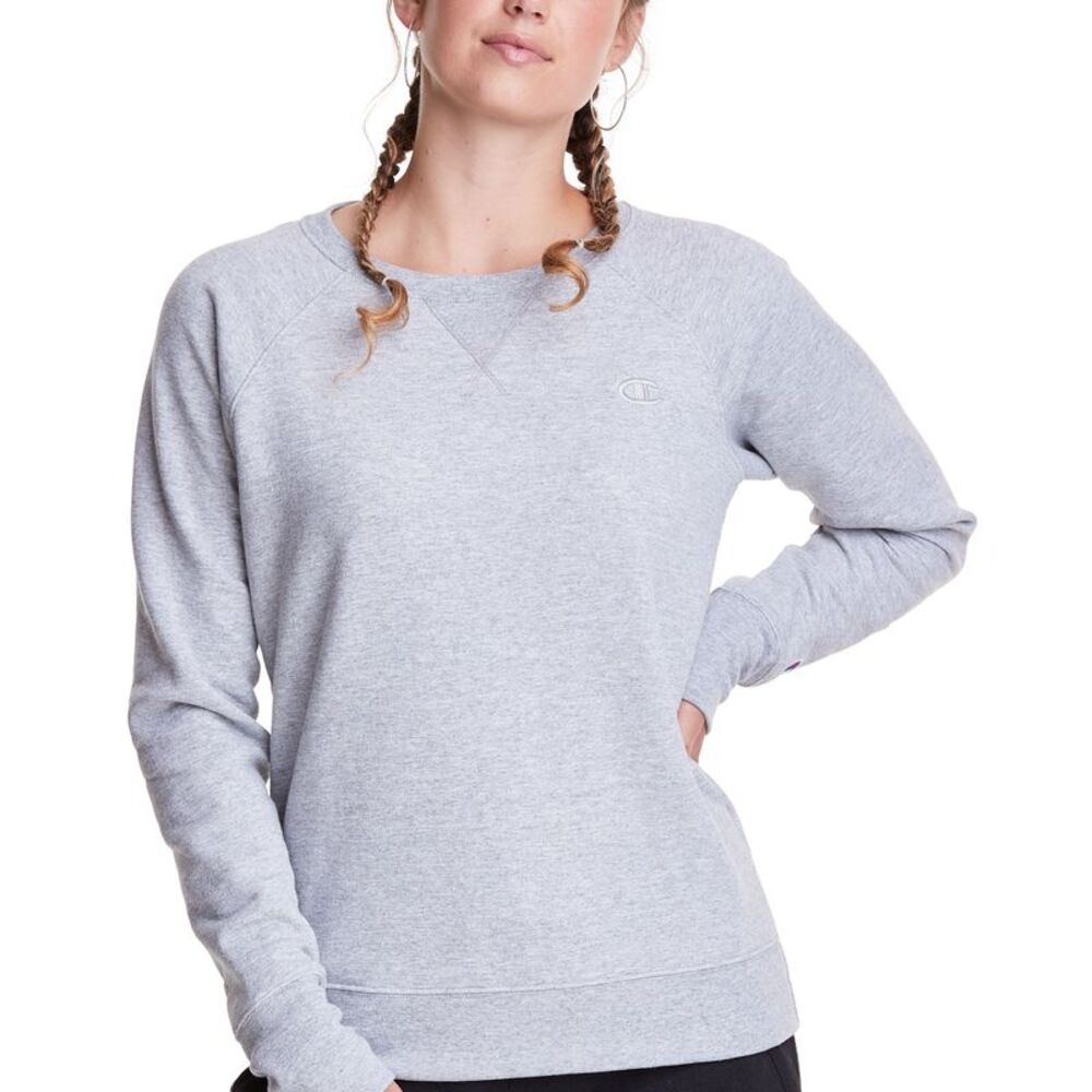 Champion Womens Powerblend Boyfriend Crewneck Top